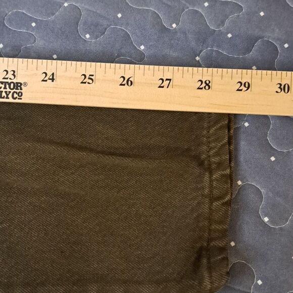 Levi's 512 Green slim fit tapered leg jeans size 7 short - Picture 7 of 7